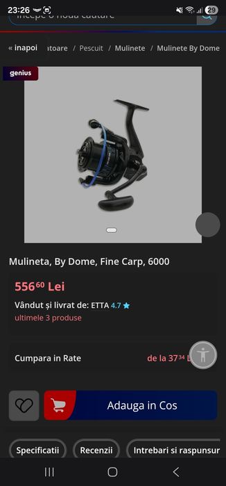 Vand mulineta Team Feeder Fine Carp 6000