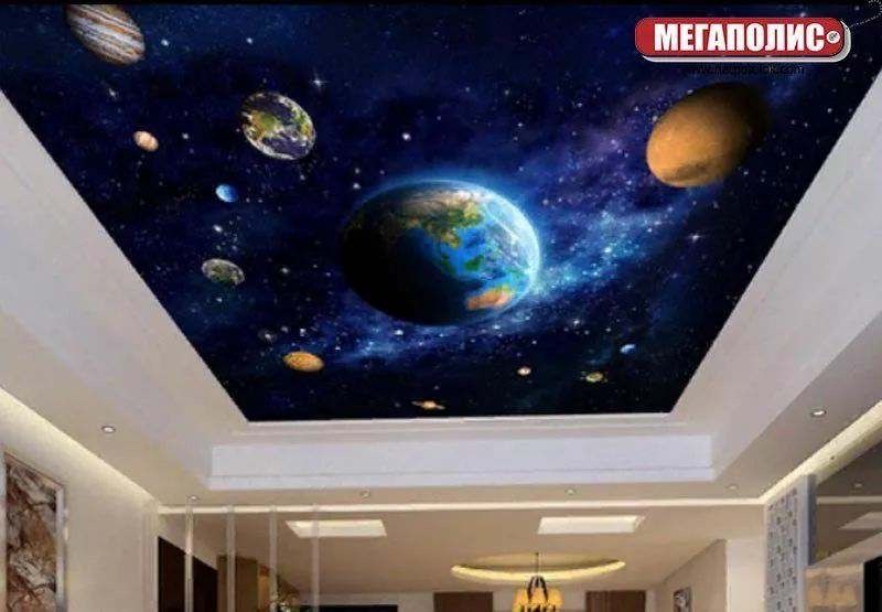 NATIJNOY PATALOK va 3d aboy / Натяжные потолок и 3д абои