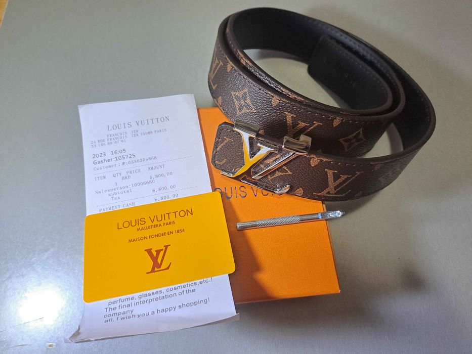 Curea LV Louis Vuitton cu Certificat+Bon+Full box / Premium