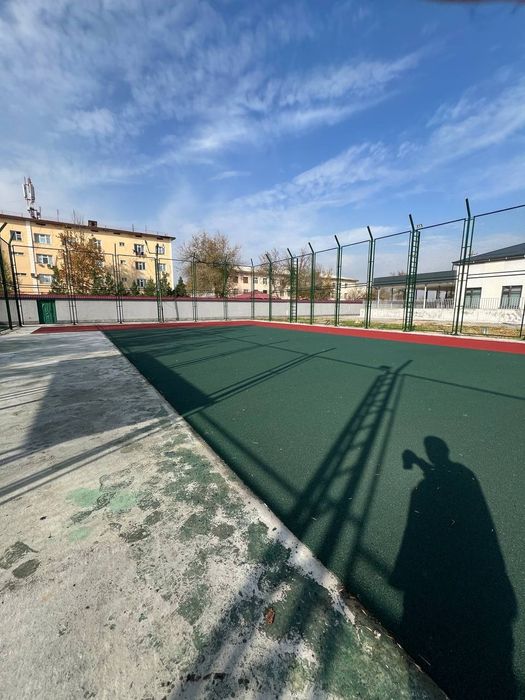 Бесшовное резиновое покрытие.