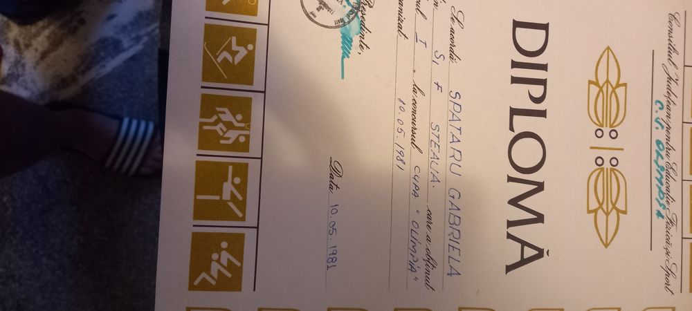 Vând diplome sportive anii 70-80