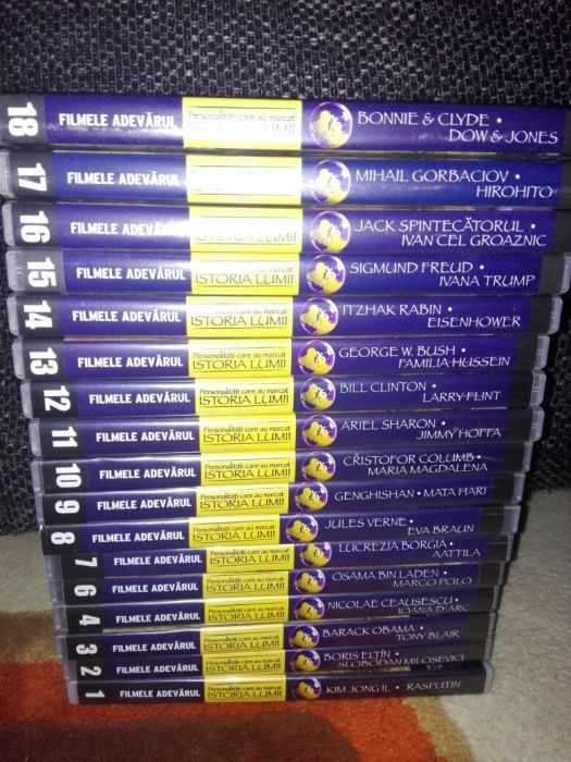 Colectia ,,Personalitati care au schimbat istoria omeniri ,17 dvd_uri