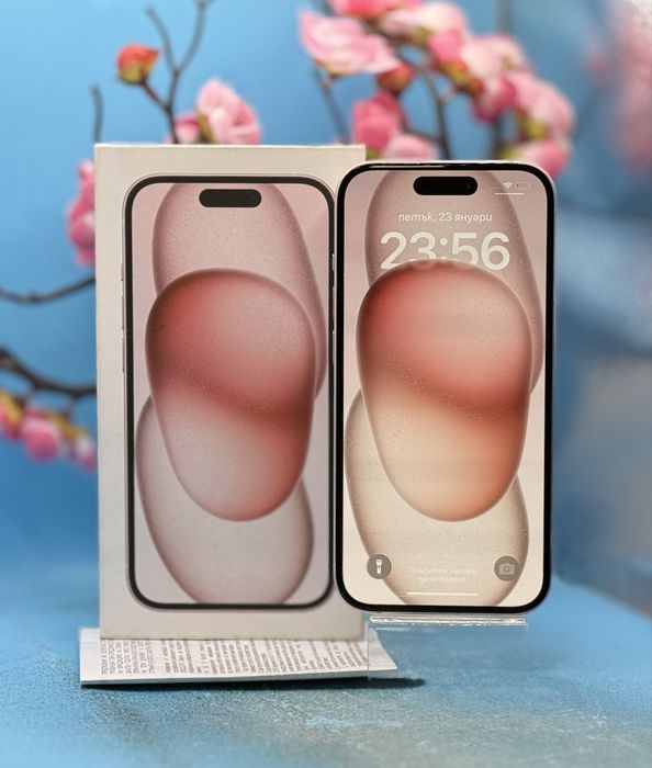 ГАРАНЦИОНЕН!!! Apple iPhone 15, 128GB, 5G, Pink