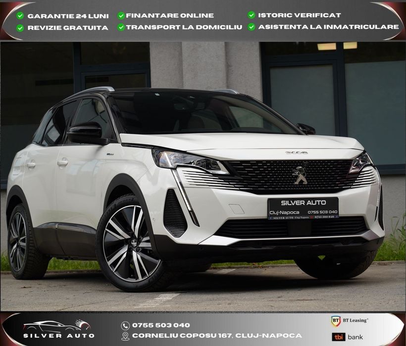 Peugeot 3008 4x4 300cp GT Full Hybrid  Trapa Garantie 24 luni