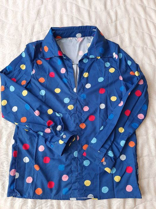 Страхотна дамска риза на цветни точки, размер М