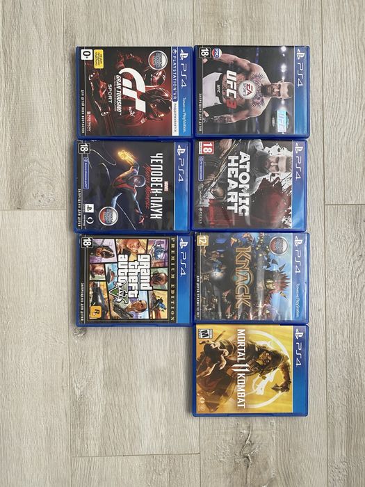 Диски на PS4 и PS5 в идеальном состоянии