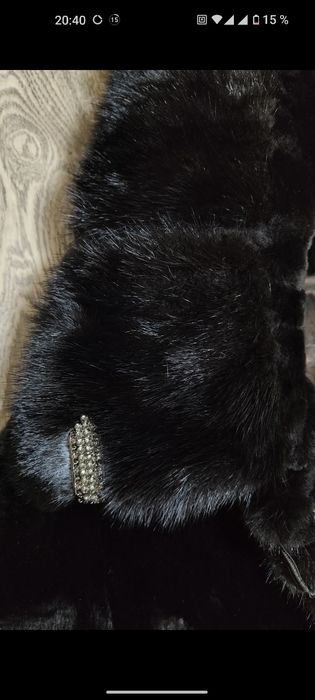 Шуба (мутон+норка)
