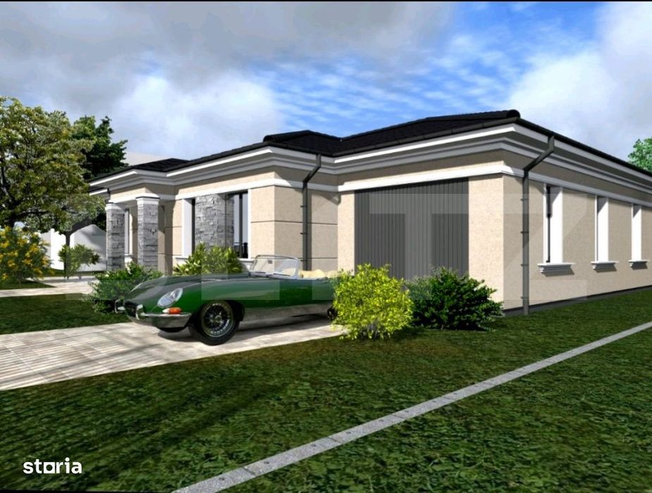 Casa individuala deosebita 4 camere, 190 mp, 1000 mp teren, Zona Dumbr