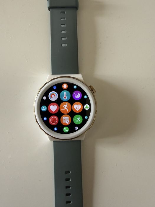 Смарт часовник Huawei Watch GT3 PRO, 43 mm, Ceramic Strap, White