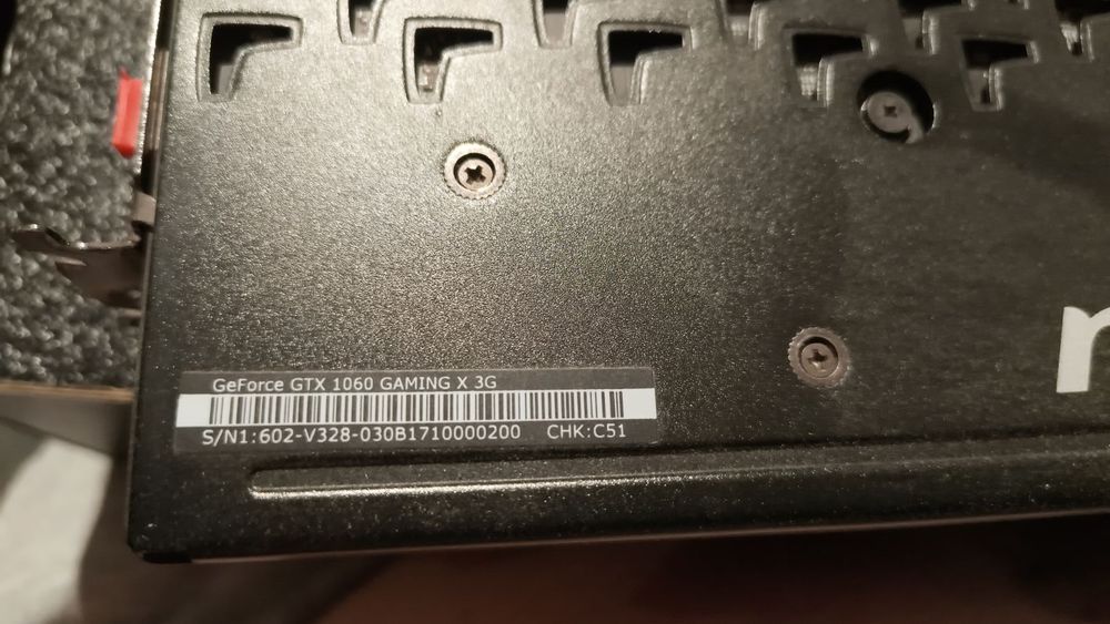 MSI GeForce GTX 1060 GAMING X 3G