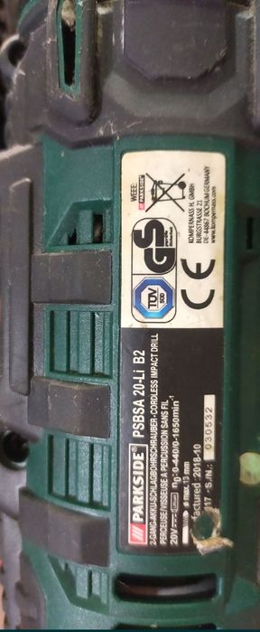 PSbormasina BSA 20-Li B2 uz caznic sau profesional