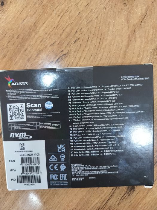 Новый топовый ssd m2 4tb