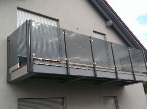 Balustrada inox fier sticla (mana curentă)