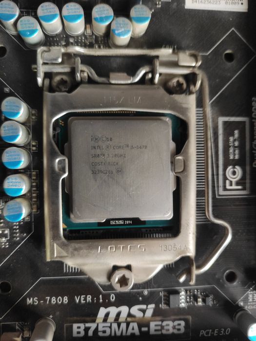 Kampyuter DDR3 B75 Plata i5 3470 4/4.  Azu 12gb