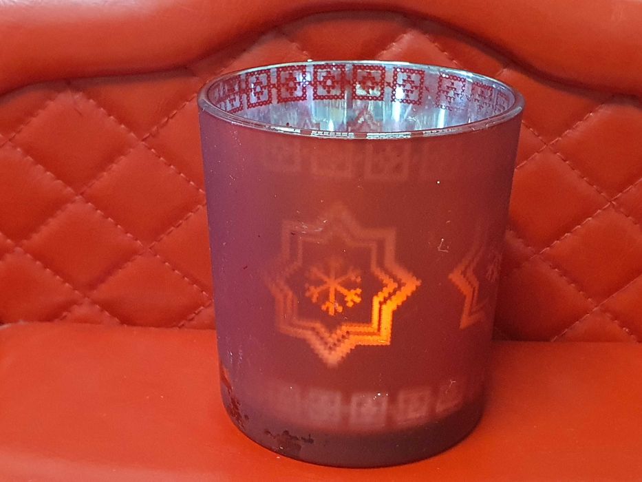 Pahare pentru lumanari pastile de Craciun