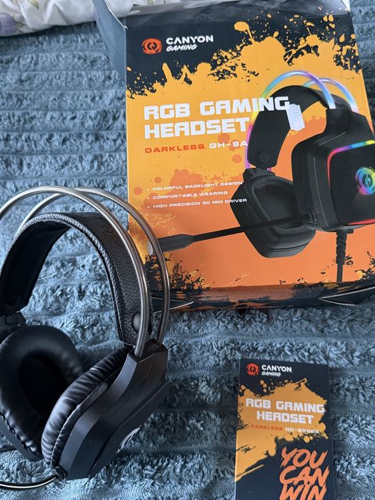 Слушалки+ клавиатура Canyon gaming