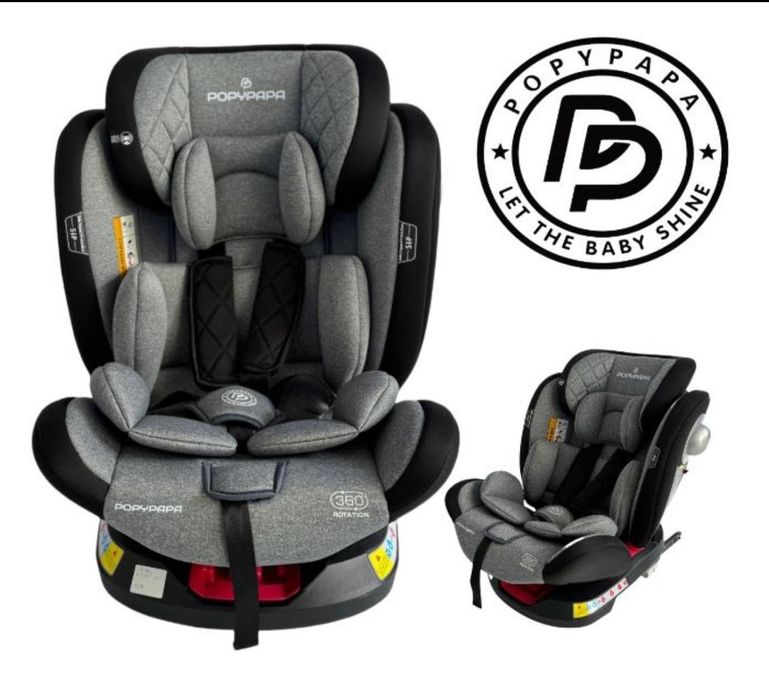 Современное Детское автокресло Isofix.С 0 до 12 лет. Поворачивается360