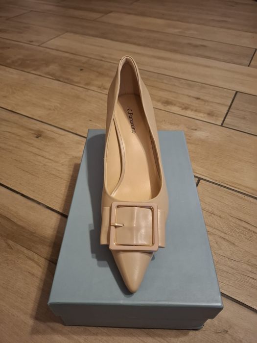 Pantofi negii si creme de  Dama