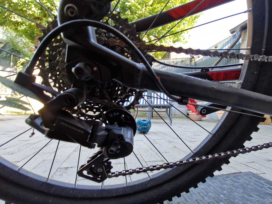 Bicicleta Rockrider ST530S modificată