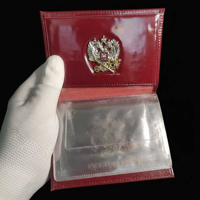 Чехол Портмоне для Удостоверения, Документов, Карт. Натуральная кожа.