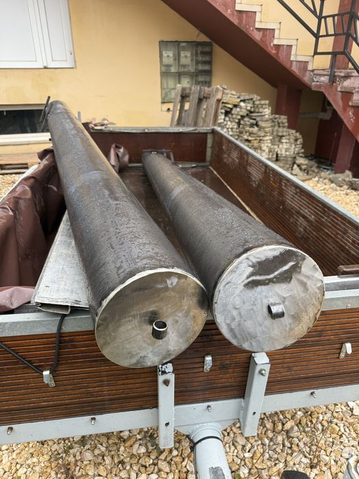 Teava stalp de poarta- teavǎ 220mm