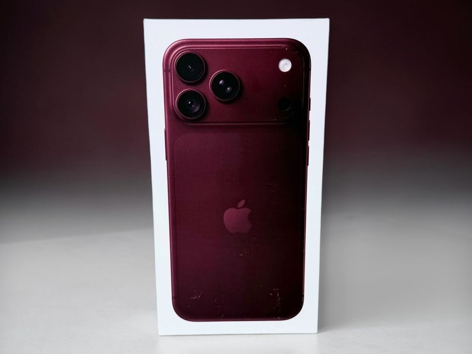 ЧИСТО НОВ! Apple iPhone 18 Pro Max 512GB Burgundy Гаранция!