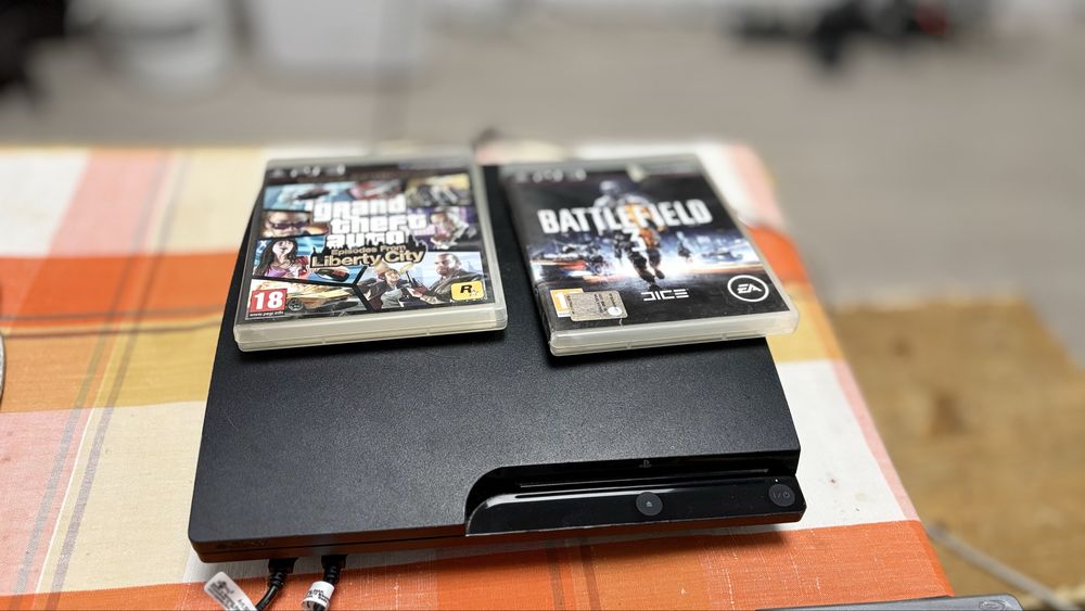 Joc Consola Ps3 Playstation Slim+GTA 4Jocuri+Controller Wireless-HDMI-