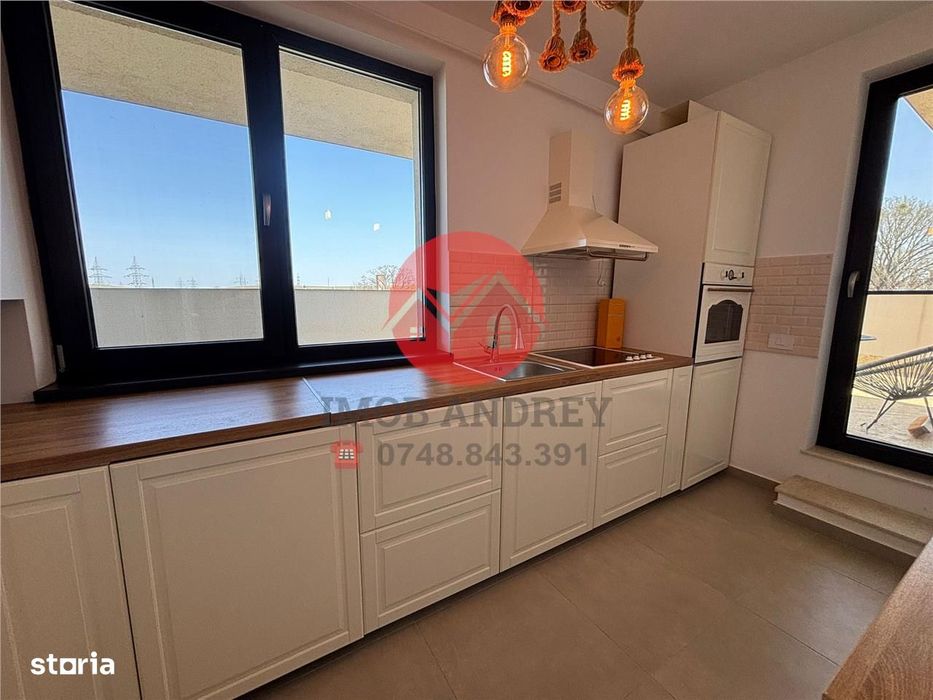 Ap. 2 camere modern, bloc nou, terasa 35mp, parcare inclusa