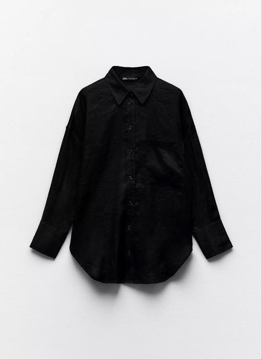 Рубашки из льна ZARA