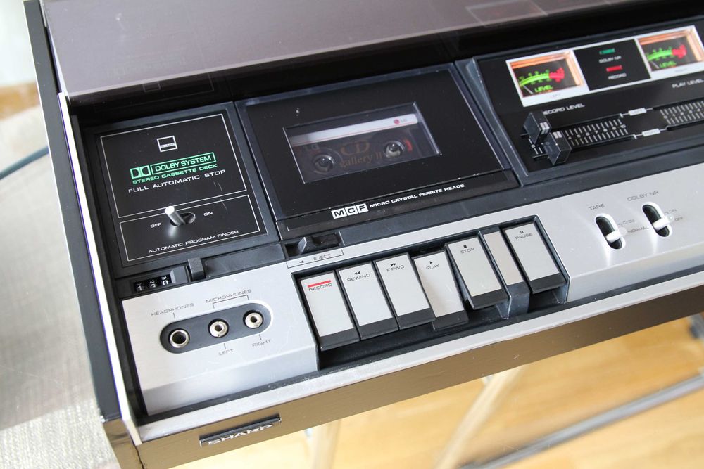 Sharp RT-480H casetofon deck Japonia 1973 complet revizuit.