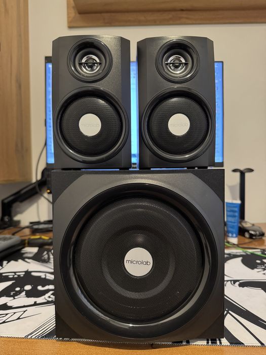 Продам колонки с сабвуфером microlab tmn-9u