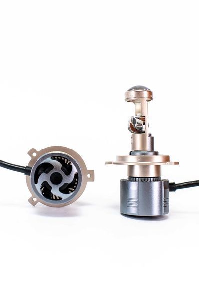 LED Крушки Н4 с лупи,12-24v canbus  1 ГОДИНА ГАРАНЦИЯ