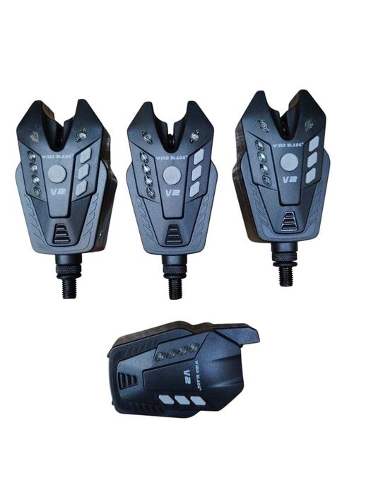 Set 3 Avertizori cu Statie Wind Blade SG--V2 cu snag bar si lumina vaghe
