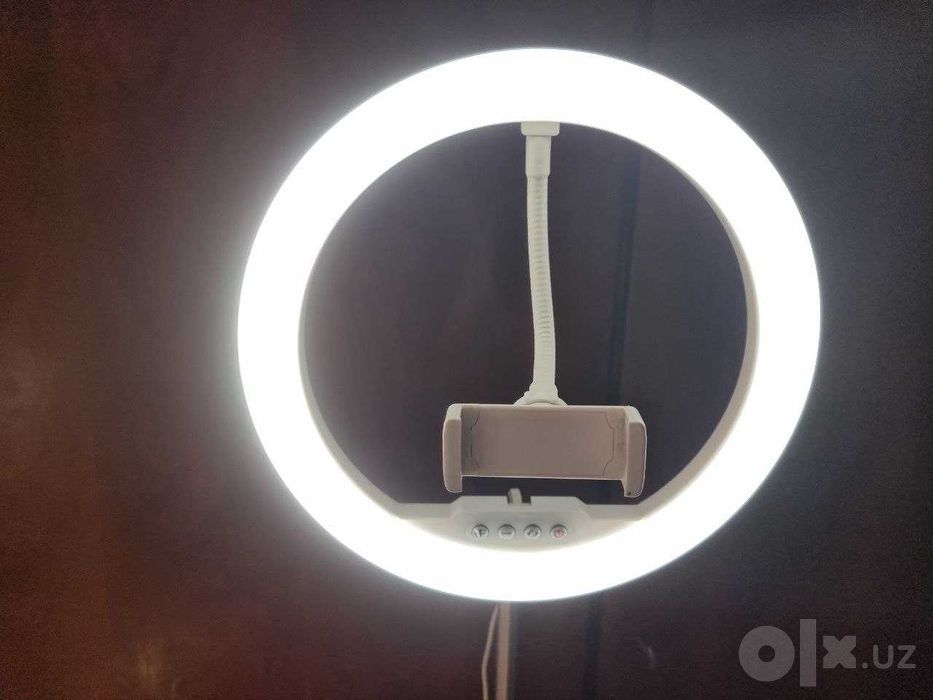 Складная кольцевая LED лампа 2-в-1 / Штатив для селфи и тиктока
