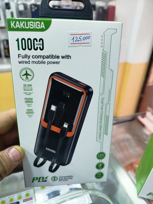 Power bank zaryadkala tezkor zaryadlidigan