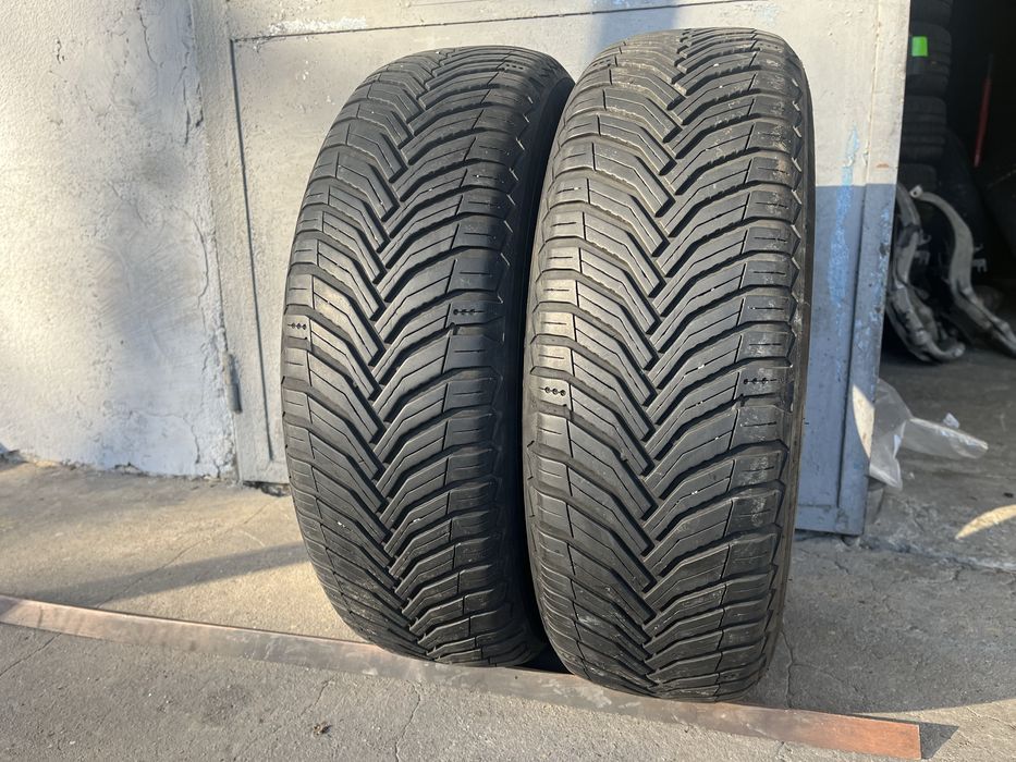 2 бр. всесезонни гуми 195/65/15 Michelin 4,6 mm DOT 0822