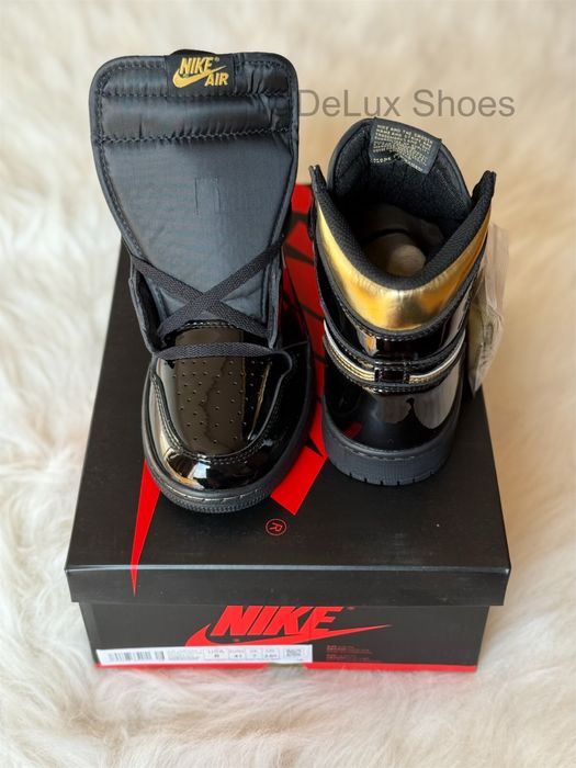Air Jordan 1 Retro Black Metallic Gold Verificare Colet