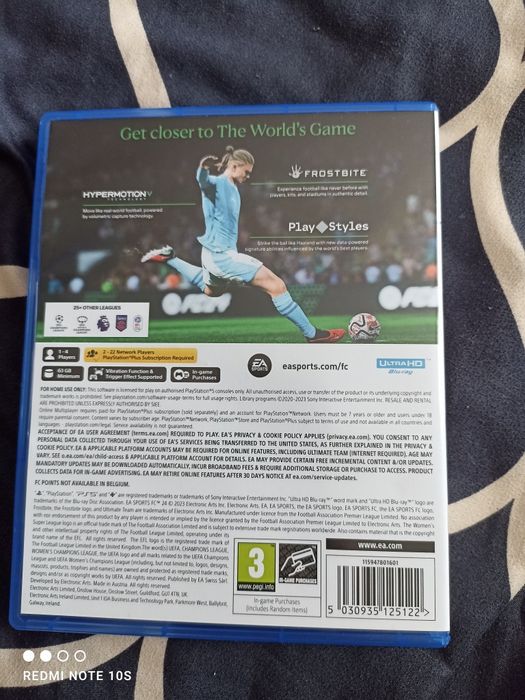 FC24 за ps5 - отлична