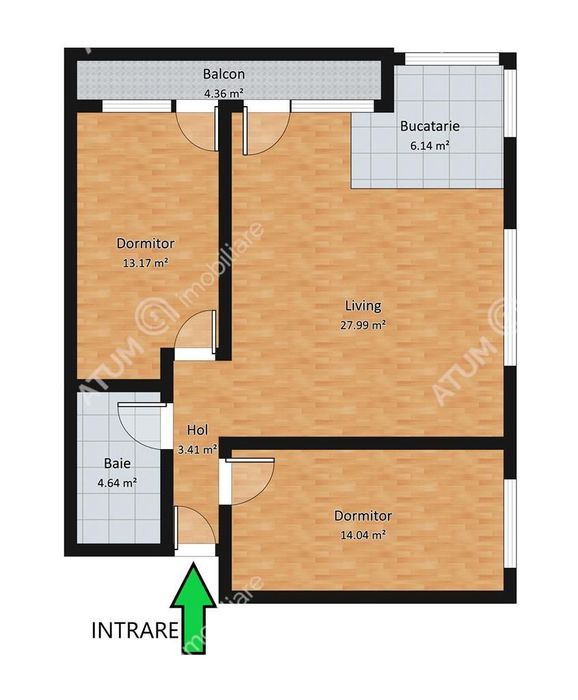 Apartamentcu 3 camere modern de vanzare zona Doamna Stanca