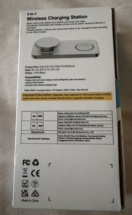 Vând 3-in-1 Wireless Charging Station