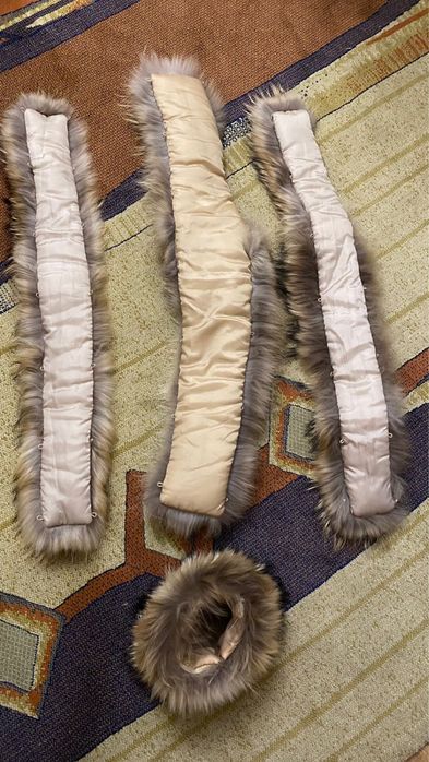 Натуральный мех воротник