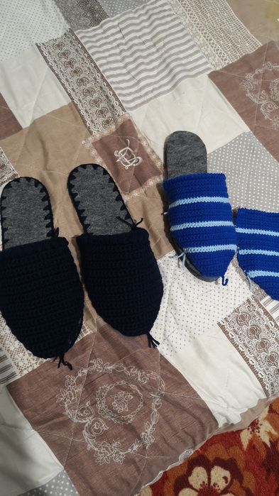 Плетени домашни чехли