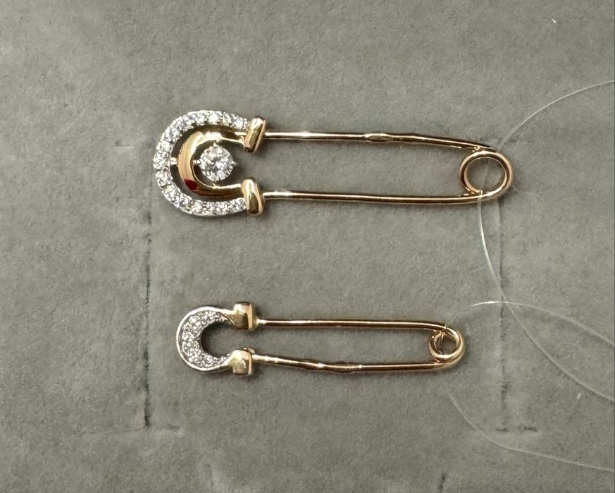 Золотые булавки 2’5-3 см