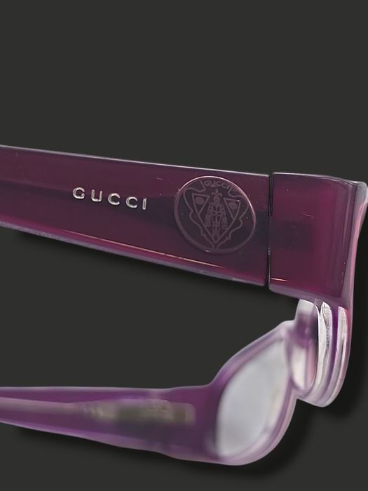 GUCCI оригинална рамка за очила – луксозен модел, лилав цвят