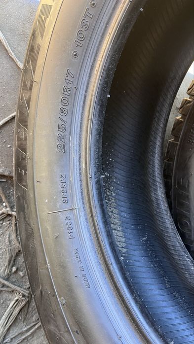 225/60 R17 Bridgestone 4шт
