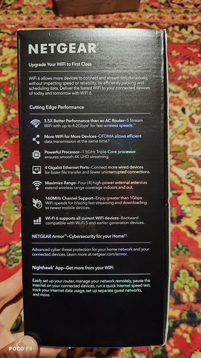 3,6Гбит/с WiFi 6 Router Netgear Nighthawk RAX42 из Америки. Как новый