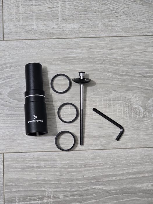 Adaptor aluminiu pentru ghidon bicicletă 115mm – MTB/Road/BMX – 25.4/31.8mm