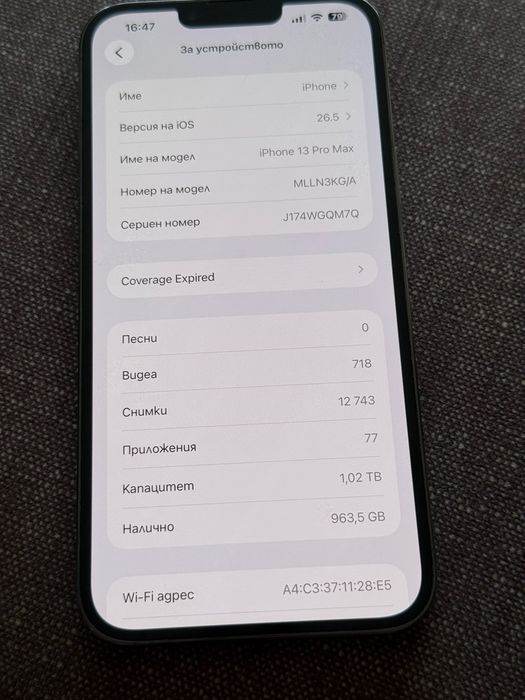 iPhone 13 Pro Max 1TB