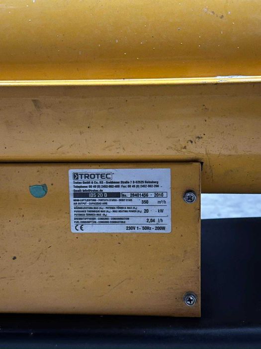 Tun de caldura 20kW, TROTEC IDS20D