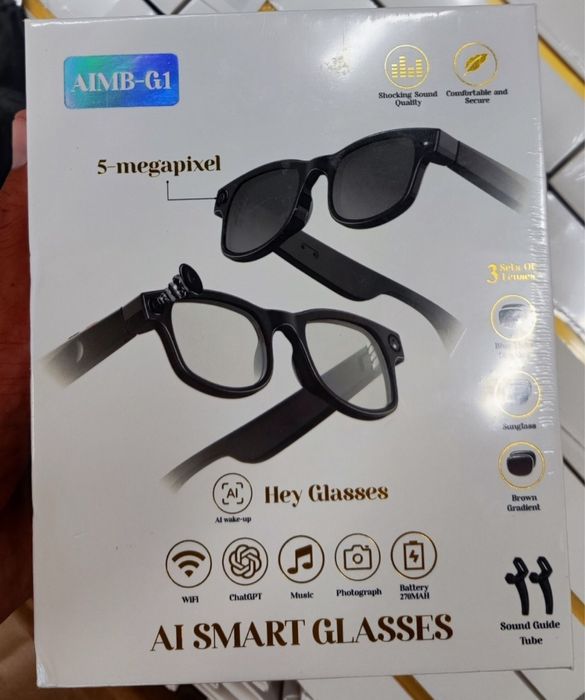 Умные очки с камерой 1:1 как Rayben meta с ИИ